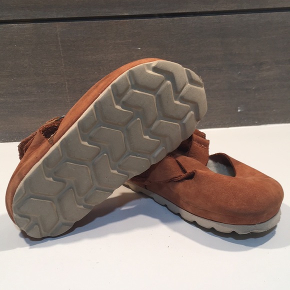 SOLD!! ZARA Girls Shoe Leather Top Brown Size 23 E - Picture 6 of 6